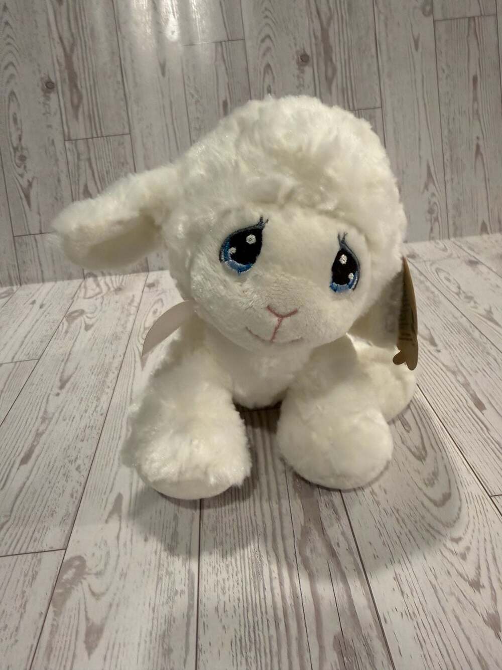 Aurora Precious Moments Luffie Lamb Heaven's Blessing Plush White